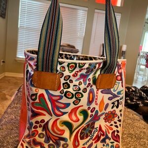 Consuela Multicolor Artistic Tote Bag